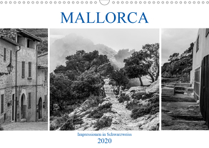 Mallorca – Impressionen in Schwarzweiß (Wandkalender 2020 DIN A3 quer) von Blome,  Dietmar