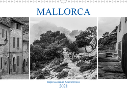 Mallorca – Impressionen in Schwarzweiß (Wandkalender 2021 DIN A3 quer) von Blome,  Dietmar
