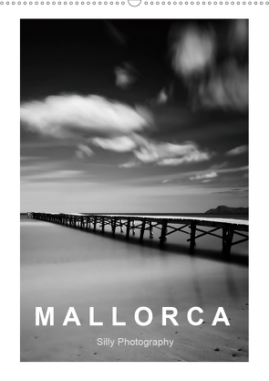 Mallorca in schwarz – weiss (Wandkalender 2021 DIN A2 hoch) von Photography,  Silly