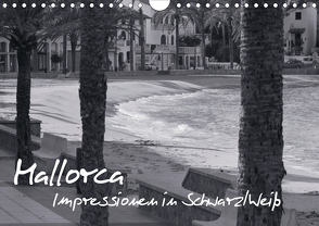 Mallorca in Schwarz/Weiß (Wandkalender 2021 DIN A4 quer) von Thiele,  Ralf-Udo