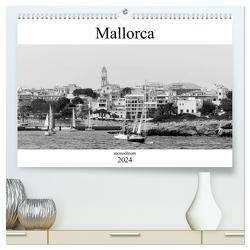 Mallorca monochrom (hochwertiger Premium Wandkalender 2024 DIN A2 quer), Kunstdruck in Hochglanz von happyroger,  happyroger