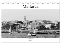 Mallorca monochrom (Tischkalender 2024 DIN A5 quer), CALVENDO Monatskalender von happyroger,  happyroger