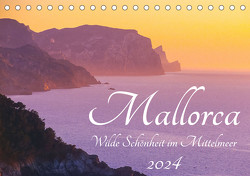 Mallorca – Wilde Schönheit im Mittelmeer (Tischkalender 2024 DIN A5 quer), CALVENDO Monatskalender von Vahldiek,  Carola