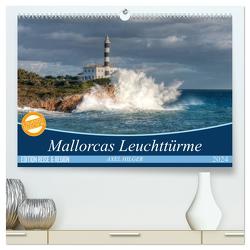 Mallorcas Leuchttürme (hochwertiger Premium Wandkalender 2024 DIN A2 quer), Kunstdruck in Hochglanz von Hilger,  Axel