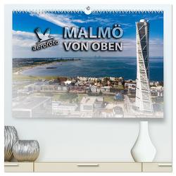 Malmö von oben (hochwertiger Premium Wandkalender 2024 DIN A2 quer), Kunstdruck in Hochglanz von Kloth & Ralf Roletschek,  Daniela