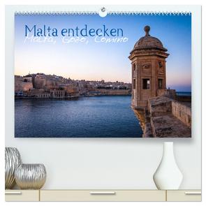 Malta entdecken Malta, Gozo, Comino (hochwertiger Premium Wandkalender 2024 DIN A2 quer), Kunstdruck in Hochglanz von Malms,  Emel