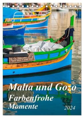Malta und Gozo – Farbenfrohe Momente (Tischkalender 2024 DIN A5 hoch), CALVENDO Monatskalender von Waurick,  Kerstin