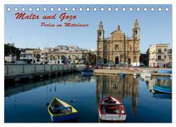 Malta und Gozo, Perlen im Mittelmeer (Tischkalender 2024 DIN A5 quer), CALVENDO Monatskalender von Koch,  Hermann