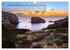 Maltesische Ansichten (Wandkalender 2024 DIN A3 quer), CALVENDO Monatskalender von Peters,  Reemt