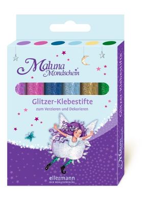 Maluna Mondschein Glitzerklebestifte zum Verzieren & Dekorieren von Kraus,  Tina, Schütze,  Andrea