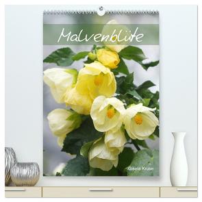 Malvenblüte (hochwertiger Premium Wandkalender 2024 DIN A2 hoch), Kunstdruck in Hochglanz von Kruse,  Gisela