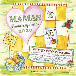 Mamas Familienplaner 2020 – Broschürenkalender (30 x 60 geöffnet) – mit 5 Spalten – mit Ferienterminen, Wetterprognosen uvm. – Wandkalender von ALPHA EDITION