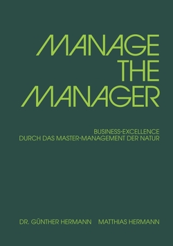 MANAGE THE MANAGER von Hermann,  Dr. Günther, Hermann,  Matthias