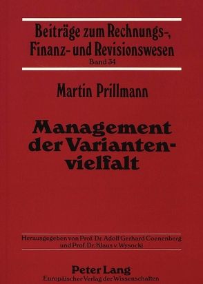 Management der Variantenvielfalt von Prillmann,  Martin