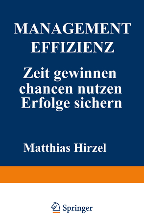 Management Effizienz von Hirzel,  Matthias