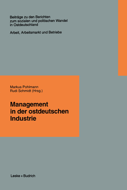 Management in der ostdeutschen Industrie von Pohlmann,  Markus