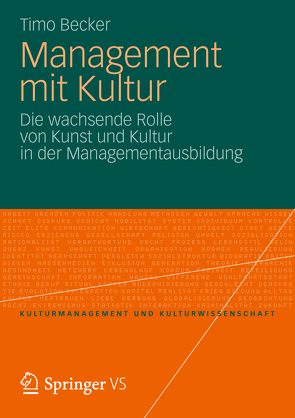 Management mit Kultur von Becker,  Timo