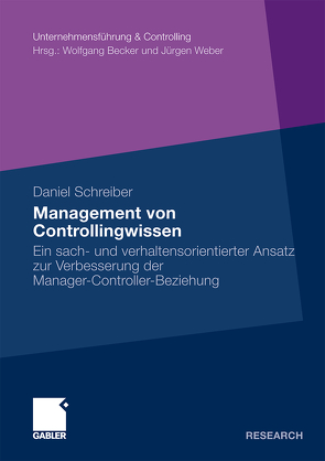 Management von Controllingwissen von Schreiber,  Daniel