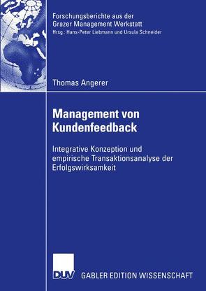 Management von Kundenfeedback von Angerer,  Thomas