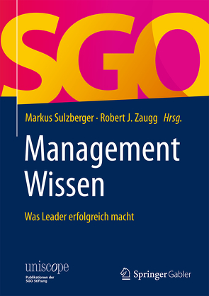 ManagementWissen von Sulzberger,  Markus, Zaugg,  Robert J.
