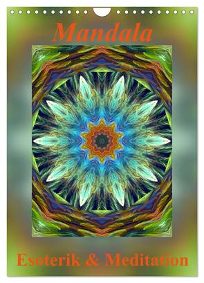 Mandala – Esoterik & Meditation / CH-Version (Wandkalender 2024 DIN A4 hoch), CALVENDO Monatskalender von Art-Motiva,  Art-Motiva