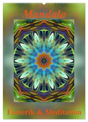 Mandala – Esoterik & Meditation (Wandkalender 2024 DIN A2 hoch), CALVENDO Monatskalender von Art-Motiva,  Art-Motiva
