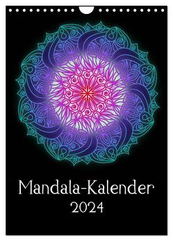 Mandala-Kalender 2024 (Wandkalender 2024 DIN A4 hoch), CALVENDO Monatskalender von Lina Jakob,  Sandra