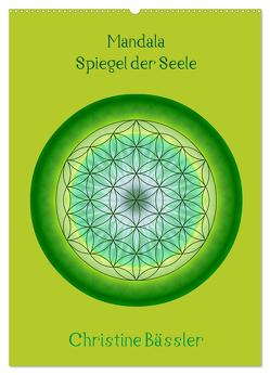 Mandala – Spiegel der Seele/CH-Version (Wandkalender 2024 DIN A2 hoch), CALVENDO Monatskalender von Bässler,  Christine