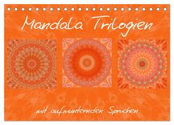 Mandala Trilogien (Tischkalender 2024 DIN A5 quer), CALVENDO Monatskalender von Bässler,  Christine