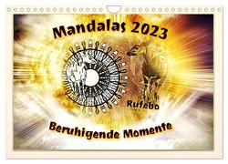 Mandalas 2024 – Beruhigende Momente (Wandkalender 2024 DIN A4 quer), CALVENDO Monatskalender von Rufebo,  Rufebo