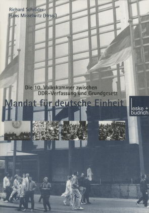 Mandat für Deutsche Einheit von Misselwitz,  Hans