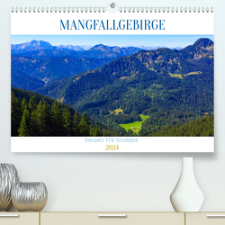 Mangfallgebirge (Premium, hochwertiger DIN A2 Wandkalender 2024, Kunstdruck in Hochglanz) von Jaeger,  Thomas