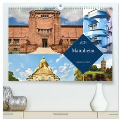 Mannheim – Jugendstil bis Popart (hochwertiger Premium Wandkalender 2024 DIN A2 quer), Kunstdruck in Hochglanz von boeTtchEr,  U