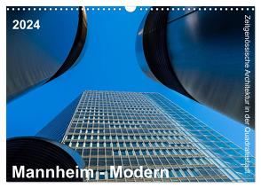 Mannheim Modern. Zeitgenössische Architektur in der Quadratestadt. (Wandkalender 2024 DIN A3 quer), CALVENDO Monatskalender von Seethaler,  Thomas
