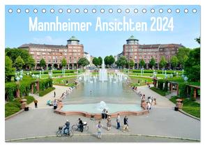 Mannheimer Ansichten 2024 (Tischkalender 2024 DIN A5 quer), CALVENDO Monatskalender von Tortora,  Alessandro