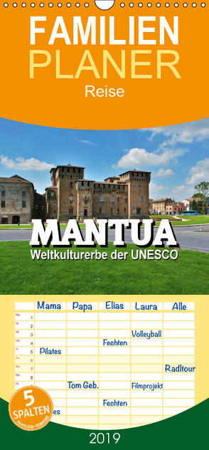 Mantua – Weltkulturerbe der UNESCO – Familienplaner hoch (Wandkalender 2019 , 21 cm x 45 cm, hoch) von Bartruff,  Thomas