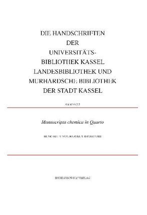 Manuscripta chemica in Quarto von Broszinski,  Hartmut