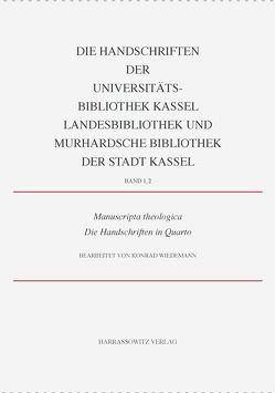 Manuscripta theologica. Die Handschriften in Quarto von Wiedemann,  Konrad