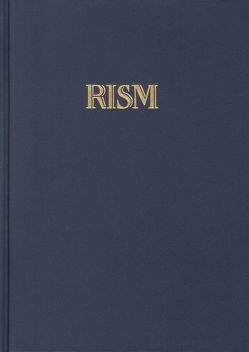 RISM B IV,1 Manuscripts of Polyphonic Music von Reaney,  Gilbert