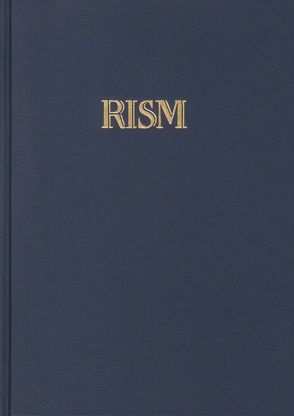 RISM B IV,1-2 Manuscripts of Polyphonic Music von Reaney,  Gilbert, Wathey,  Andrew