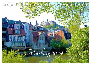 Marburg 2024 (Tischkalender 2024 DIN A5 quer), CALVENDO Monatskalender von Bunk,  Monika