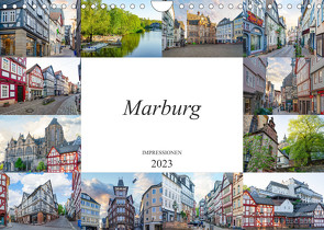 Marburg Impressionen (Wandkalender 2023 DIN A4 quer) von Meutzner,  Dirk