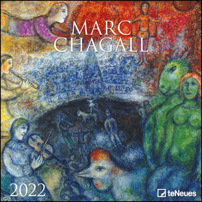 Marc Chagall 2022 – Wand-Kalender – Broschüren-Kalender – 30×30 – 30×60 geöffnet – Kunst-Kalender von Chagall,  Marc