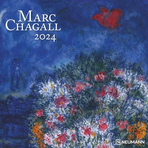 Marc Chagall 2024 – Wand-Kalender – Broschüren-Kalender – 30×30 – 30×60 geöffnet – Kunst-Kalender von Chagall,  Marc