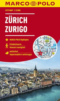 MARCO POLO Cityplan Zürich 1:12.000