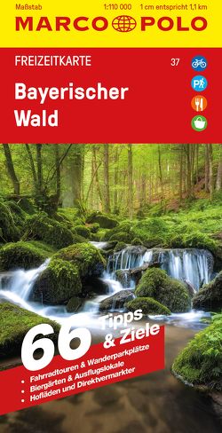 MARCO POLO Freizeitkarte 37 Bayerischer Wald 1:110.000