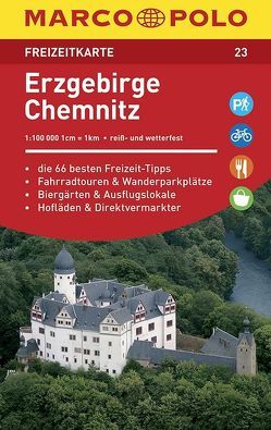 MARCO POLO Freizeitkarte Erzgebirge, Chemnitz 1:100 000