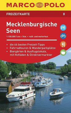 MARCO POLO Freizeitkarte Mecklenburgische Seen