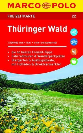 MARCO POLO Freizeitkarte Thüringer Wald