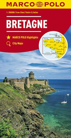 MARCO POLO Karte Bretagne 1:200 000